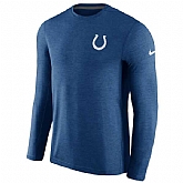 Men's Indianapolis Colts Nike Royal Coaches Long Sleeve Performance T-Shirt,baseball caps,new era cap wholesale,wholesale hats